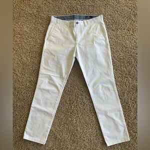 Men’s White Vineyard Vines Stretch Breaker Pants